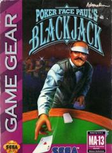 Poker Face Paul's Blackjack - Game Gear CO Cartridge Only