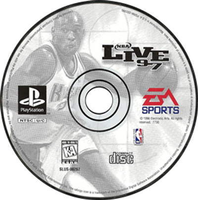 NBA Live 97 - PS1