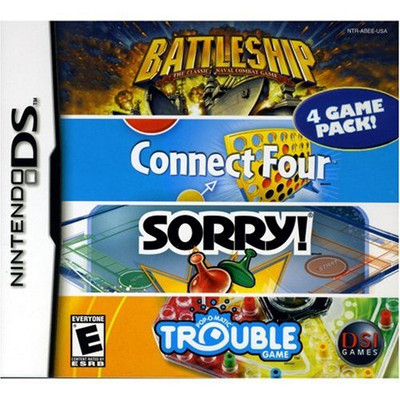 Battleship / Connect Four / Sorry! / Trouble - DS