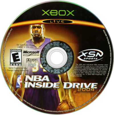 NBA Inside Drive 2004 - Xbox