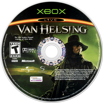  Van Helsing - Xbox