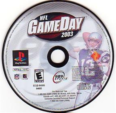 NFL GameDay 2003 - PS1