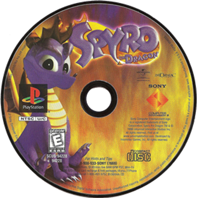 Spyro The Dragon - PS1