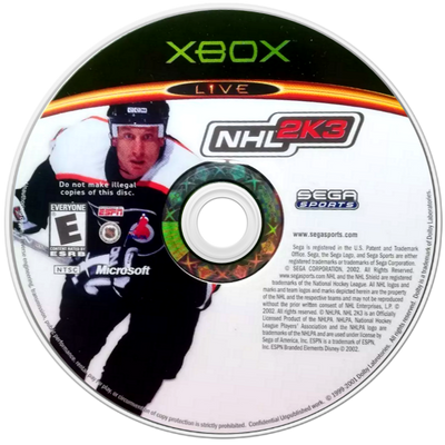  NHL 2K3 - Xbox