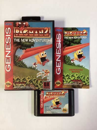 Pac Man 2 The New Adventures- Sega Genesis Boxed