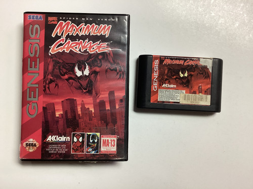 Maximum Carnage- Sega Genesis Boxed
