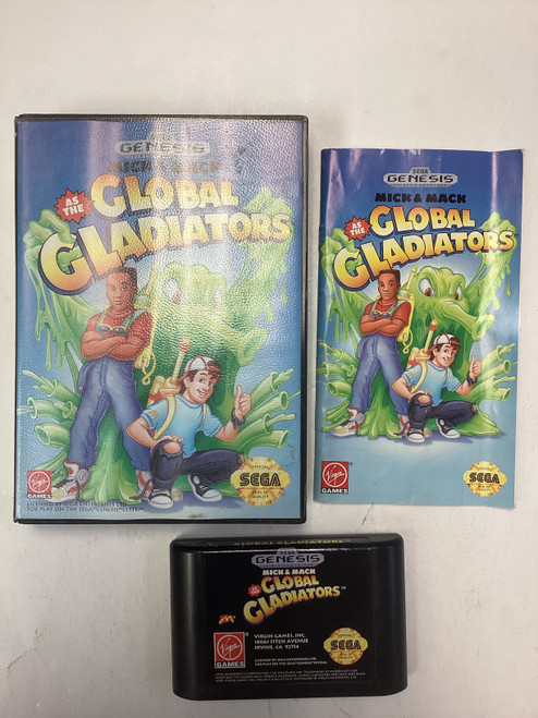 Mick & Mack as the Global Gladiators- Sega Genesis Boxed