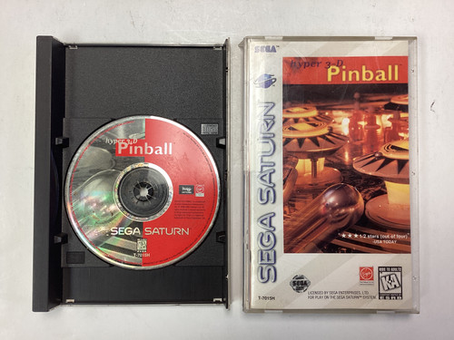 Hyper 3D Pinball- Sega Saturn Long Box