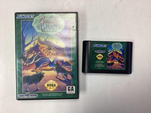 Beauty and the Beast Roar of the Best- Sega Genesis Boxed