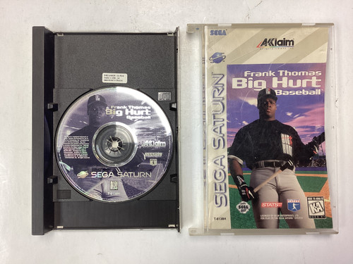 Frank Thomas Big Hurt Baseball- Sega Saturn Boxed