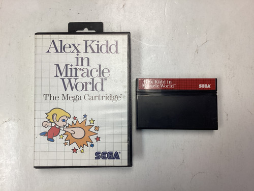 Alex Kidd in Miracle World- Sega Master System Boxed
