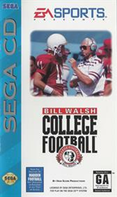 Bill Walsh College Football- Sega CD Disc Only