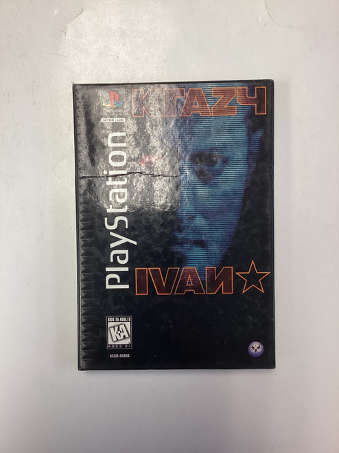 Krazy Ivan- PlayStation PS1 Long Box Krazy Ivan- PlayStation PS1 Long Box
