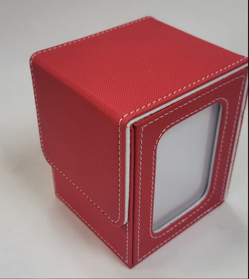 Red / White Window Deck Box