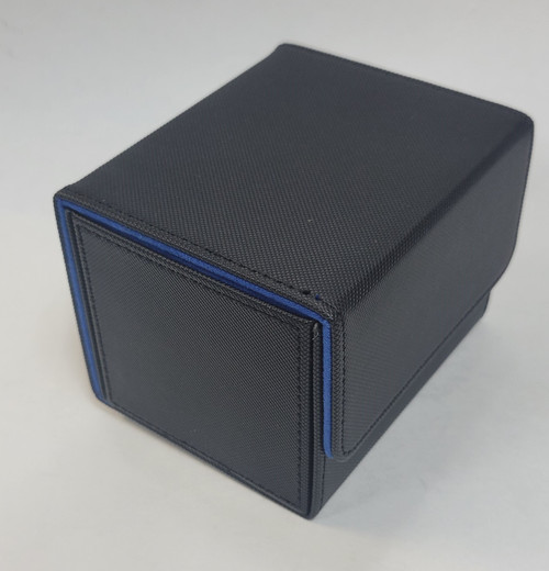 Black Blue Side Flip Deck Box