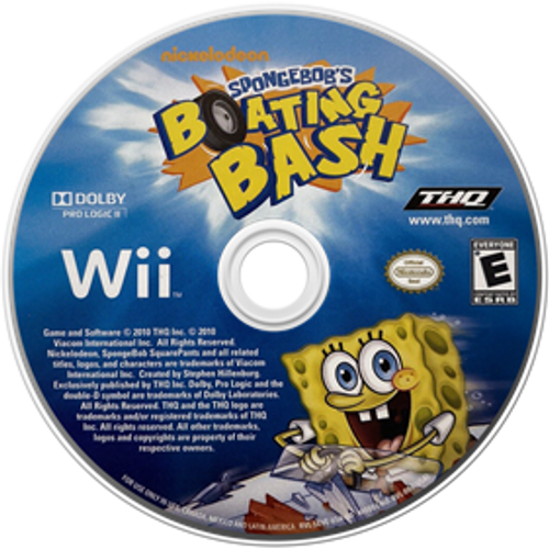 SpongeBobs Boating Bash {Disc Only} - Nintendo Wii
