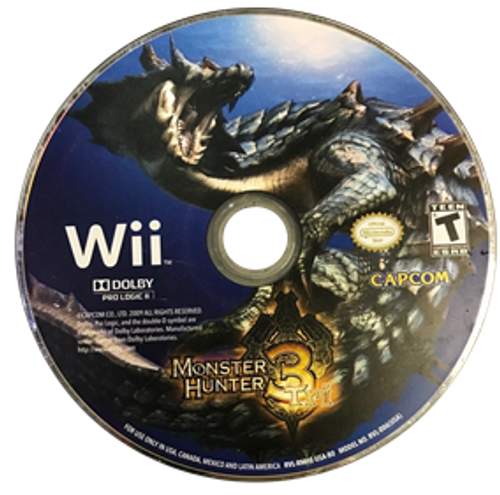  Monster Hunter Tri {Disc Only} - Nintendo Wii 