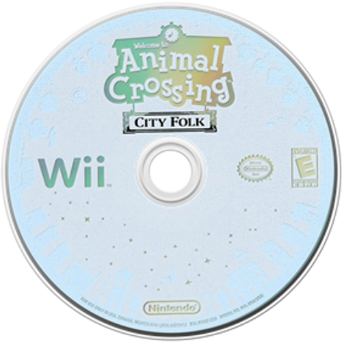  Animal Crossing City Folk {Disc Only} - Nintendo Wii 