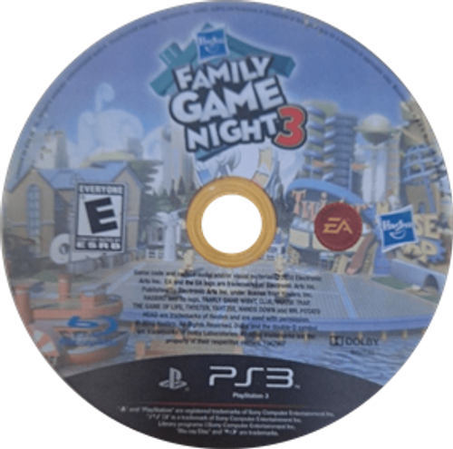 Hasbro Family Game Night 3 {Disc Only} - PlayStation 3 PS3