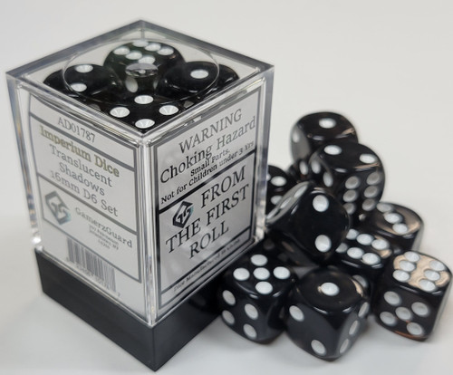 Translucent Shadows Acrylic 16mm D6 Set