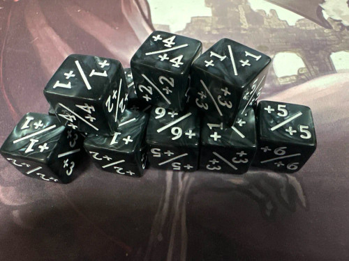 Smokey Marble Positive Counters