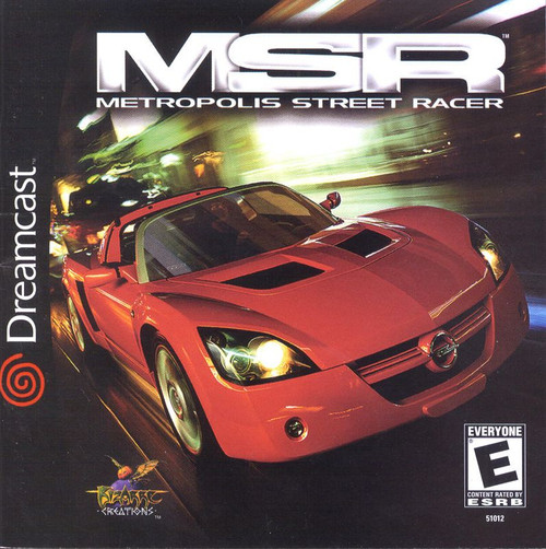 METROPOLIS STREET RACER - Sega Dreamcast