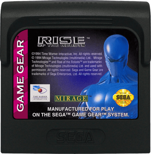 Rise of the Robots - Sega Game Gear Cartridge Only