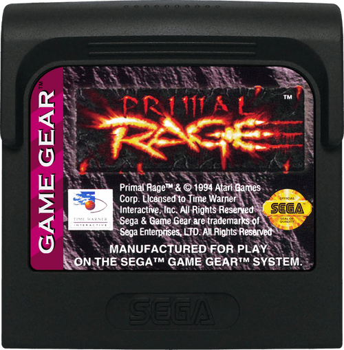 Primal Rage - Sega Game Gear Cartridge Only