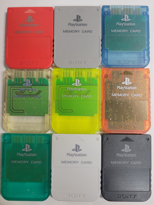 Playstation 1 Ps1 Memory card Authentic Sony Official