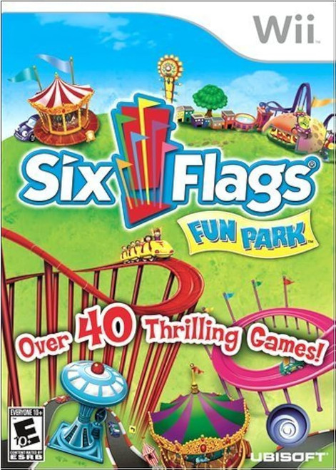 Six Flags Fun Park - Nintendo Wii Six Flags Fun Park - Nintendo Wii