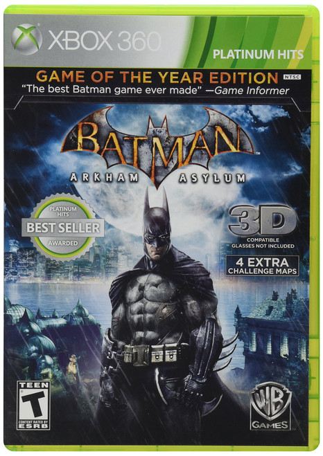 Batman Arkham Asylum Game of The Year Edition 3D - Xbox 360