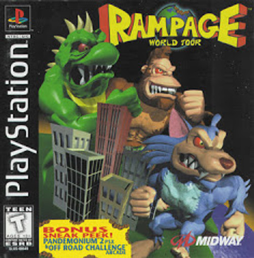 Rampage World Tour - PS1 Rampage World Tour - PS1