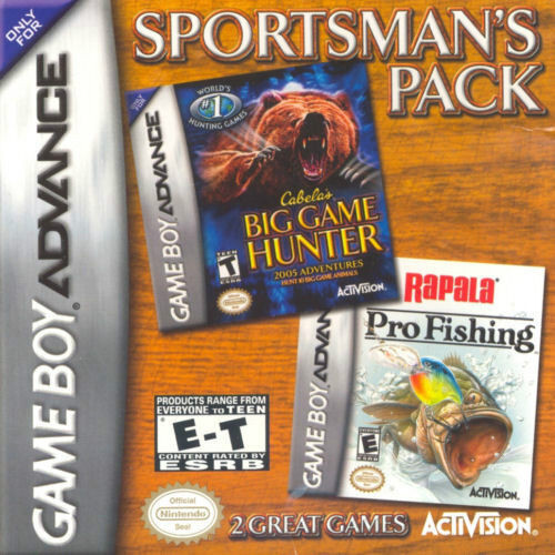 Sportsman's Pack (Cabela's Big Game Hunter / Rapala Pro Fishing) - GBA