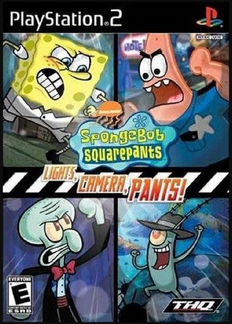SpongeBob SquarePants Lights Camera Pants - PlayStation 2  SpongeBob SquarePants Lights Camera Pants - PlayStation 2