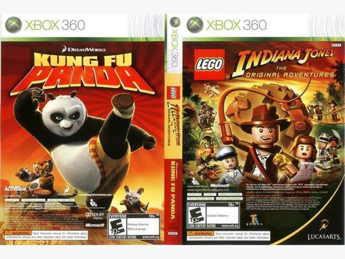 LEGO Indiana Jones/ Kung Fu Panda- Xbox 360