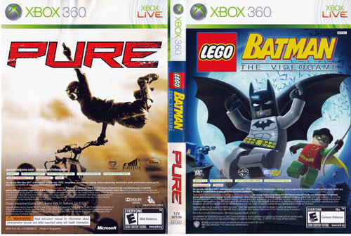 Lego Batman The Video Game / Pure - Xbox 360