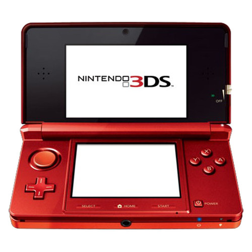 Nintendo 3DS Flame Red- Nintendo 3DS (used)