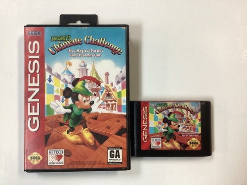 Mickey's Ultimate Challenge- Sega Genesis Boxed