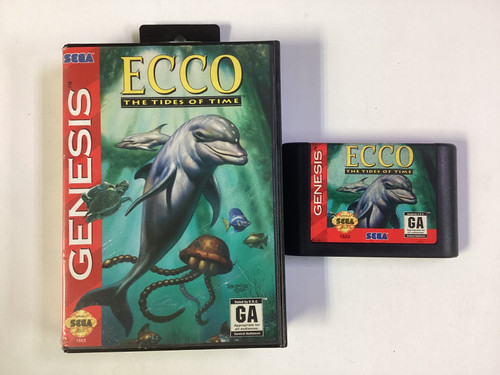 Ecco The Tides of Time- Sega Genesis Boxed