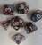 Copper Slate Acrylic 7 piece Polyhedral dice set