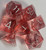 Bleeding Ruby Resin 7 Dice Set