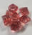 Bleeding Crystal Resin 7 Dice Set Bleeding Crystal Resin 7 Dice Set
