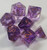 Smokey Amethyst Resin 7 Dice Set
