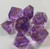 Smokey Amethyst Resin 7 Dice Set