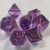 Smokey Amethyst Resin 7 Dice Set