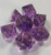 Smokey Amethyst Resin 7 Dice Set