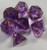 Smokey Amethyst Resin 7 Dice Set