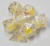 Yellow Christmas Duck Critters Resin 7 Dice Set