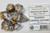 Desert Cow Skull Resin 7 Dice Set