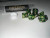 Forest Green Marble Acrylic 7 Dice Set